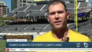 Craig Stammen chosen as the Padres nominee for the Roberto Clemente Award
