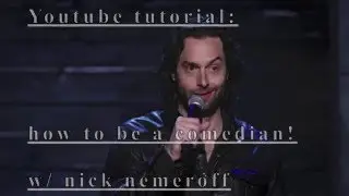 how to be a comedian