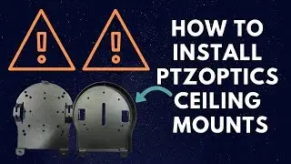 PTZOptics Ceiling Mount Quick Start Guide
