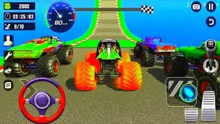 Monster Truck Stunt Game Mega Ramp Crashes & Extreme Racing Gameplay 2026
