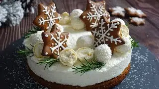 Bolo de Natal de Côco e Gengibre