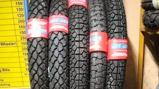 tvs tyres 275.18 India tyres service Jamnagar Lalpur Road Haripar bike tyre mini gold tyre VSD Tyre 