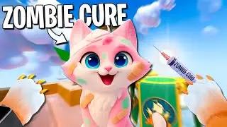 I Cured My CAT WIFE of the ZOMBIE VIRUS! (I am Cat VR Multiplayer)