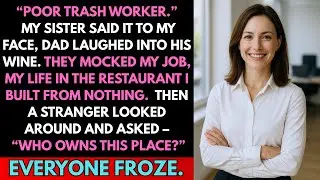 At Dinner, My Sister Called Me A 'POOR TRASH WORKER' — Then A Guest Asked, 'WHAT’S THE OWNER DOING?'