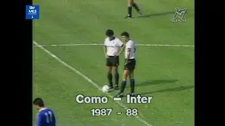 1987-88 (2^ - 20-09-1987) Como-INTER 1-2 [Passarella,Albiero(R),Altobelli] HLTS Telenova