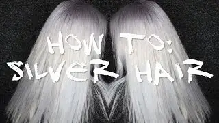 HOW TO: SILVER HAIR | Manic Panic Blue Steel