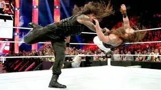 WWE Roman Reings & Aj style funny fighting