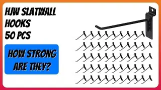 REVIEW (2026): HJW Slatwall Hooks 50 PCS. Features