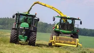 1. Schnitt 2018 mit John Deere 8400i | JOHN DEERE POWER