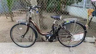 Xe đạp hỗ trợ lực điện zin không độ vặn ga Yamaha Pas Natura size 26inch, Lh 0333002868 Đc: An Giang