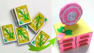 Machis se क्या-क्या banaen / machis ke dabbe se box kaise banaen