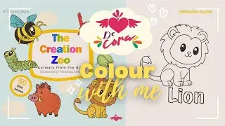 Color With Me: Majestic Lion from The Creation Zoo! 🦁✨