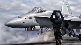 USS Dwight D. Eisenhower Flight Deck &bull; USN Aircraft Carrier