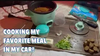Готовлю любимое блюдо в машине | Здоровое и вкусное блюдо лингвини | Жизнь в машине