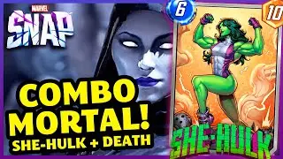 DISCOVER THE DEADLY COMBO OF DESTRUCTION BETWEEN DEATH AND SHE-HULK |Marvel Snap| #marcosperalta
