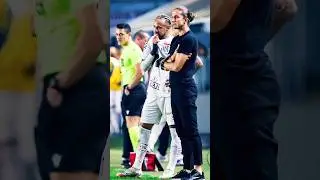 Neymar Vs Flamengo Coach😳🤣 Nutmeg Attempt Gone Viral💥 Respect + Friendship Moments🤝 #neymar #shorts