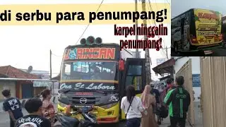 Ramai ❗bus jaringan jaya Erick di serbu para penumpang yg hendak ke ibu kota