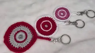 Mini bouquet Keychain, crochet tutorial, Punjabi crochet, Music:Smooth VibesMusician:VN VideoEditor