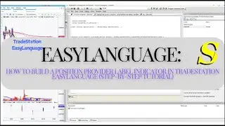 Как создать индикатор метки поставщика позиции в TradeStation EasyLanguage