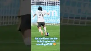 EA GK очень старался, но техника завершения потрясающая. ГОЛ ⚽средний игрок🤩