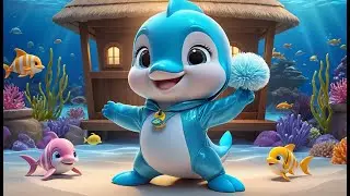 Ocean Rescue with Dolphin | Fun Learning & Action Song for Toddlers