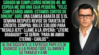 En Mi Cumpleaños, Mi Esposa Me Regaló Una Camisa De $15... Y a Su Jefe Un Reloj Rolex De $30,000...