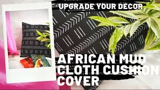African Mud cloth cushion cover : Upgrade your Decor elements