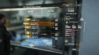 The Division BLUEPRINTS! FIRST WAVE VECTOR & SASG 12 (The Division Dark Zone Vendor)