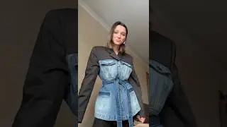 Сняла полное видео всего процесса апсайклинга этого пиджака! Смотри у меня на странице #upcycling