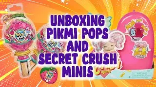 Unboxing PiKMi POPS and SECRET CRUSH MINIS toys | ASMR