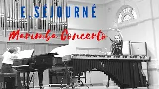 Emmanuel S&eacute;journ&eacute;'s Marimba Concerto played by Therese Ng