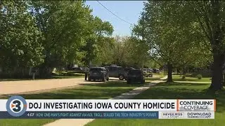Wisconsin DOJ investigating homicide in Iowa County, suspect in custody