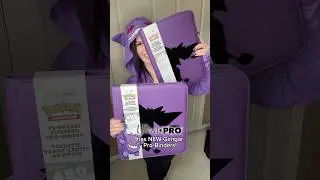 NEW Gengar Ultra Pro Binders #gengar #pokemon #pokemoncards #pokemontcg #shorts