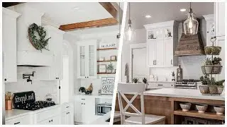 75 Kitchen With Stone Tile Backsplash And White Countertops Design Ideas You'll Love 🟡