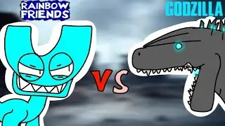 Rainbow Friends vs. GODZILLA (Rainbow Friends Animation)