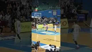 Glen Robinson With The Breakaway Dunk #kbl #glenrobinson #seoulsamsungthunders #shorts