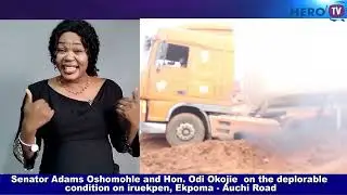 Sen. Adams Oshomole and Odi Okojie on the deplorable condition of Iruekpen road