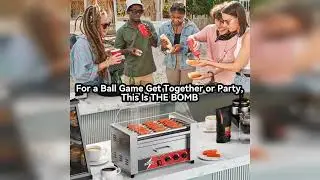 Review: CROSSON Hot Dog 7 Roller with Bun Warmer&Transparent Sneeze Guard,Commercial 7 Nonstic...