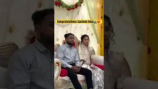 Congratulations Santosh mama🫂❤️ #harshpushptode