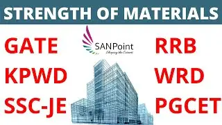 Strength of Materials (SOM) : Introduction | Civil Engg | PWD | SSC-JE | KPSC exams | SANPoint