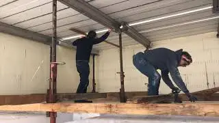1918 Suspended Concrete Main Floor Slab - Shoring To Concrete