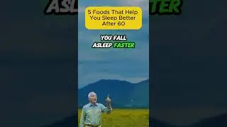 5 Foods That Help You Sleep Better After 60 #healthyaging #aginggracefully #seniorhealth