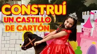 CONSTRU&Iacute; UN CASTILLO &iexcl;DE CART&Oacute;N! 🏰🦄