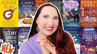 25 НОВЫХ релизов Cozy Mystery в октябре 🎃 Хэллоуин, осенние Cozy и новая серия Cozy Mystery