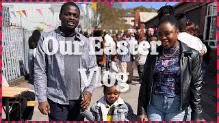 Easter Sunday in the UK | Nigerian Family Vlog | Church & Family Time 🇳🇬🇬🇧
