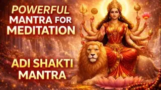 Powerful Mantra for Meditation | Adi Shakti Mantra Chanting | Divine Feminine Energy