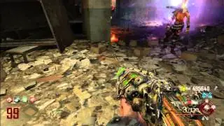 Black Ops 2 Zombies Mob of The Dead Solo Round 100