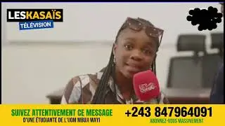 QUAND L'INTELLIGENCE PARLE, UNE &Eacute;TUDIANTE DE L'UOM MBUJI MAYI