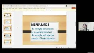 MISFEASANCE, MALFEASANCE, and NONFEASANCE