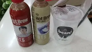 Review BTS Hot Brew Cafe Latte & BTS Hot Brew Red Latte (PROMO BUY 1 GET 1 Rp32.900 di Alfamart)